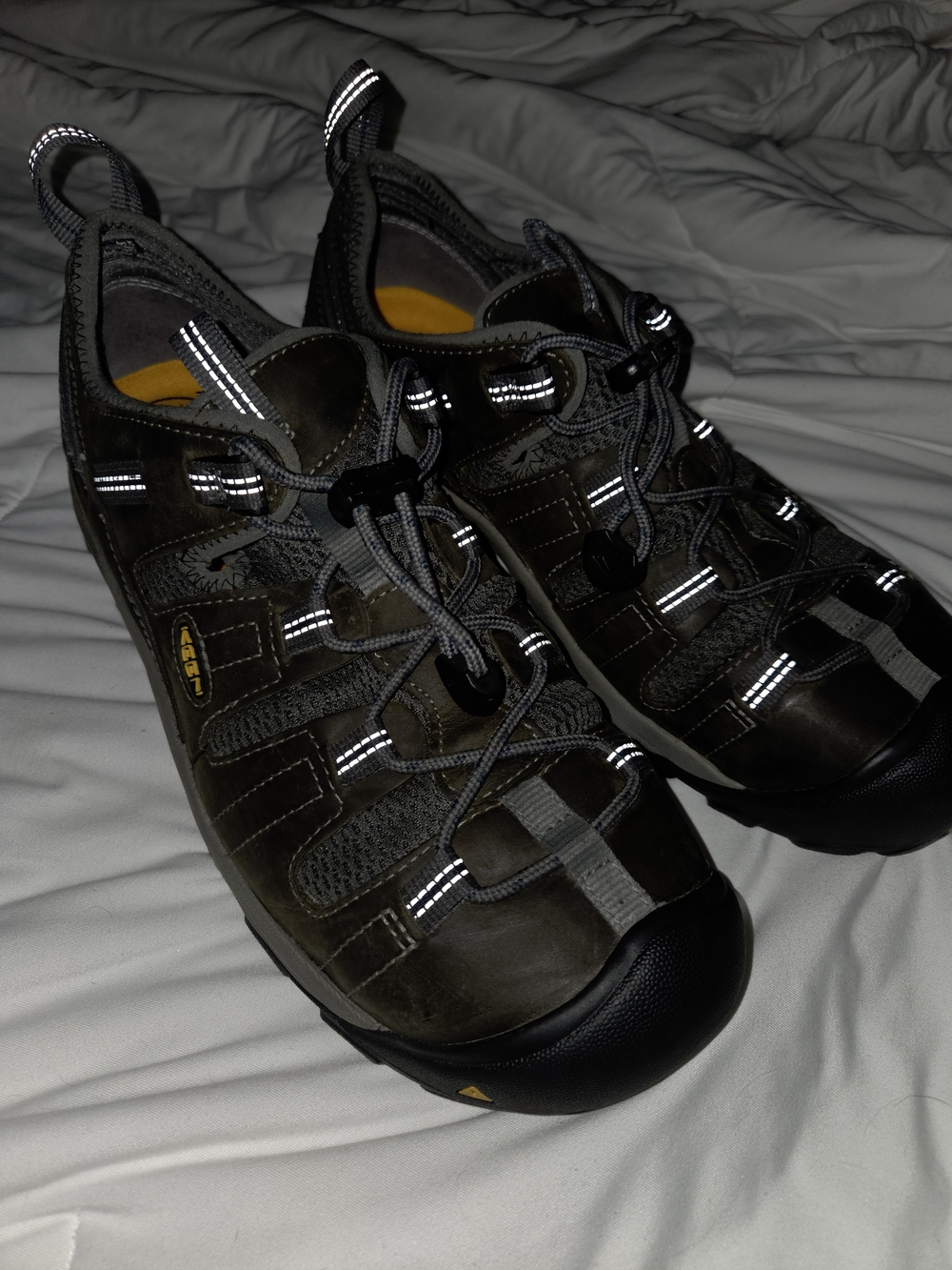 KEEN Utility Atlanta Cool steel toe work shoes 11.5 Extra Wide